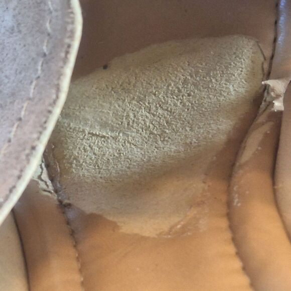 AZURA Italy Cork Wedge Sandals Criss-Cross Slides Finest Italian Leather Cushy - Picture 8 of 16